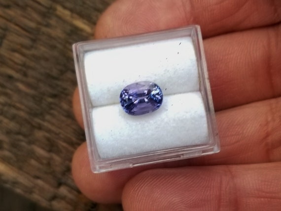 Natural Tanzanite 8x6 MM Cushion Gift for Her Jewellery 1.75 Carats