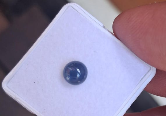 Natural Ceylon 6 MM Round Blue Sapphire 1.30 Cts  September Gemstone