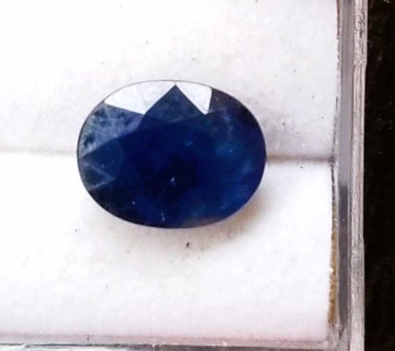 Dark Blue Sapphire Over 4 Carats for Custom Made Jewelry