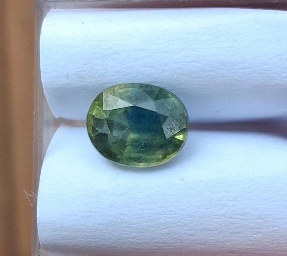 Natural Ceylon Parti Color Sapphire 2.10  Carats Oval September Birthstone