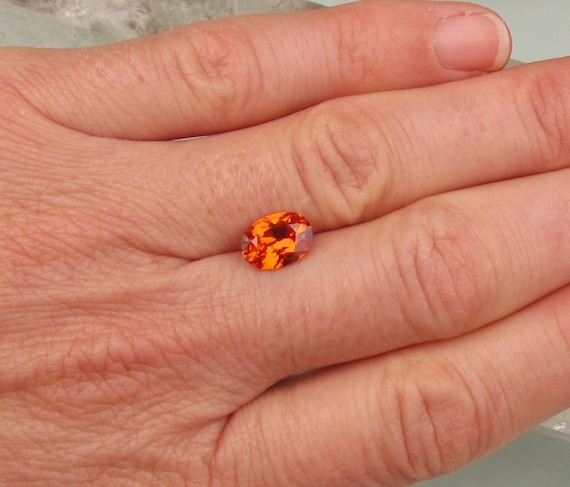 Orange Sapphire 2.05cts Oval