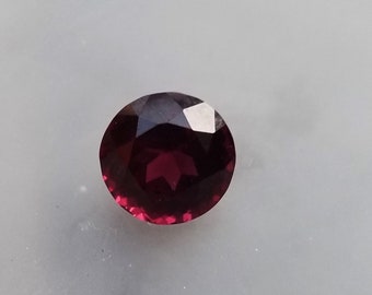 Rhodolite Garnet, 10.83 Carat, Dark Raspberry, Portuguese Cut