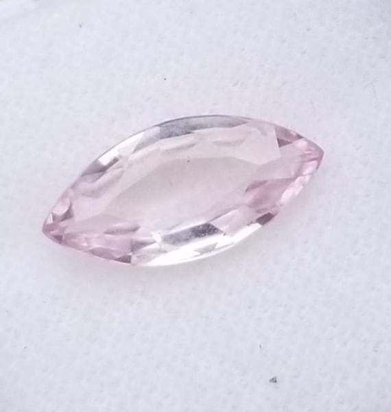 Pastel Pink Ceylon Natural Sapphire Marquise Shape September Birthstone