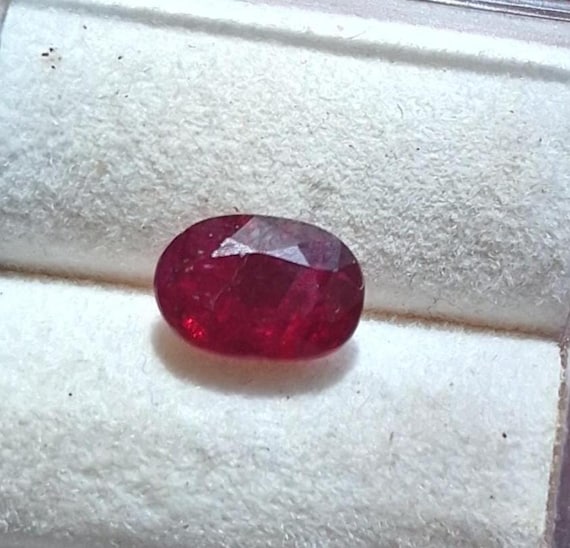 Velvet Dark Red Ruby, July Gemstone for Anniversary Jewelry