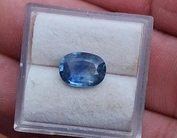 Natural Blue Sapphire 9x6.7mm , September Birthstone for Custom Jewelry