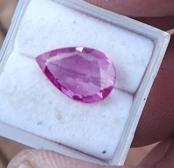 Ceylon Pink Sapphire 13x8.6 MM  Pear Shape for Engagement Ring