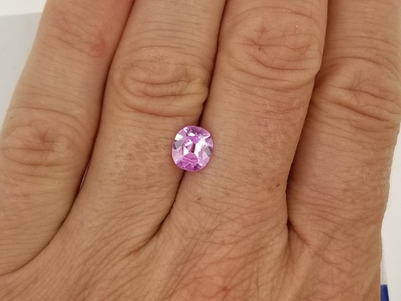 Cushion Pink Sapphire 1.29 cts for Custom Jewelry