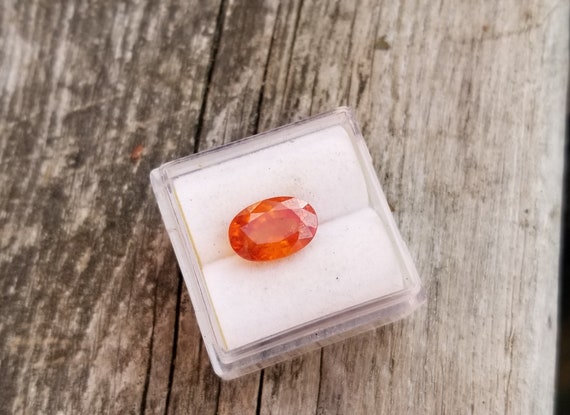 Mandarin Garnet for Engagement Ring, January Birthstone for Anniversary Gift, Fine Fanta Color Mandarin Garnet for Pendant