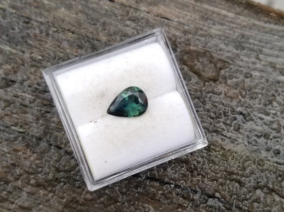 Blue Sapphire for Jewelry Gift Tear Drop Shape September Birthstone for Engagement Ring