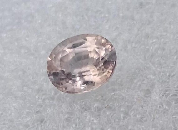 Natural Oval Peach Sapphire 2.26 Carats September Gemstone