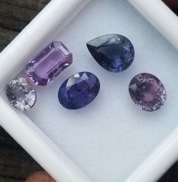 Ceylon Purple Sapphire Collection 5.02 Cts for Jewellery