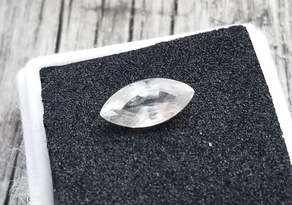Natural White Sapphire for Jewelry Gift, One of a Kind Ceylon Sapphire September Birthstone, Free Shipping to United States