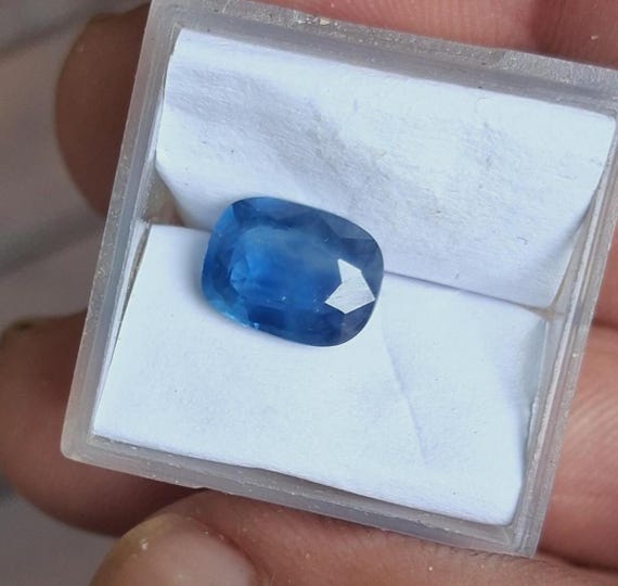 Cushion Ceylon Blue Sapphire 2.32 Cts for September Birthstone Jewelry