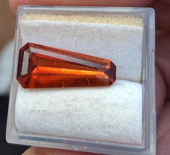Natural Spessartite Garnet, 4.10 Cts  January Birthstone for Pendant