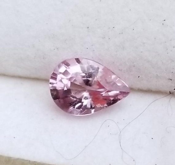 Natural Ceylon Tear Drop Pink Sapphire for Jewelry, September Birthstone