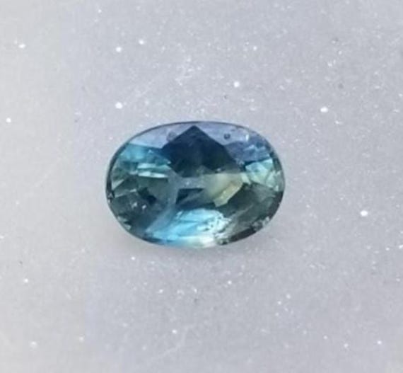 Ceylon 7x5mm Oval Blue Green Sapphire September Gemstone for Anniversary Gift