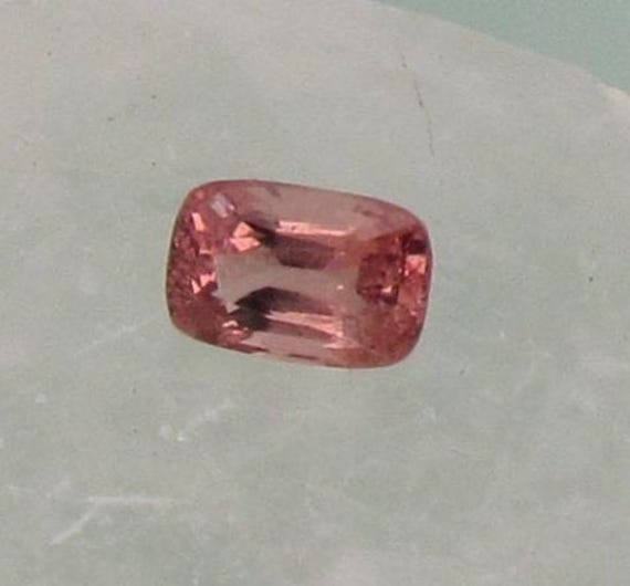 Padparadscha Colored Spinel 8 x 5.5mm Antique Cushion