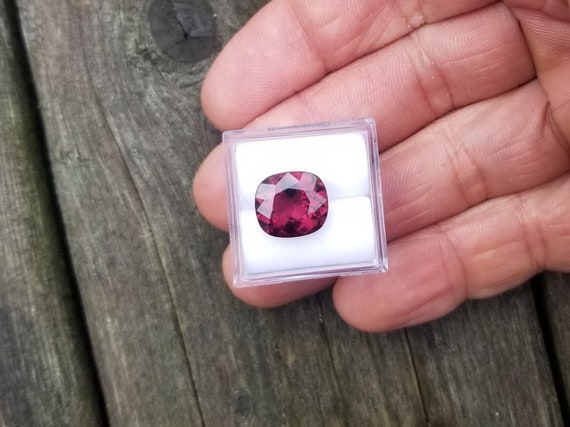 Unique Grape Pink Tourmaline 11.6x10.3 MM Precision Cut