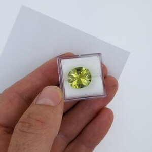 Tourmaline Avocado Color 6.14cts Loose Gemstone for Fine Jewelry image 4