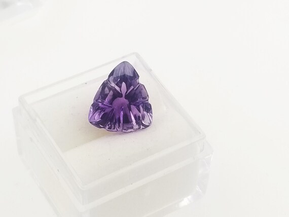 February Gift Amethyst for Special Occasion or Jewelry Unique  Cut February Birthstone