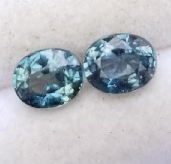 Natural Oval Teal Sapphire, Eye Clean Gemstones, September Birthstone