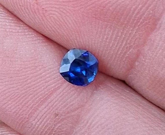 Fine 5MM Blue Sapphire Cushion Shape Gemstone