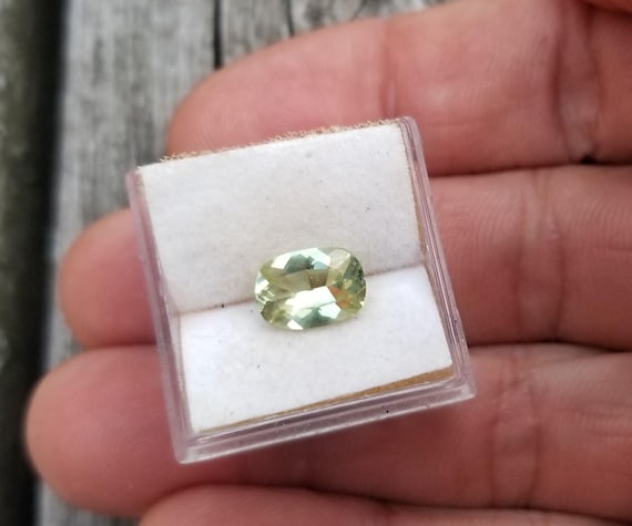 Cushion Tsavorite Mint Garnet for Engagement Ring, January Gemstone Jewelry, Unique Precision Cut Tsavorite Mint Garnet, Free Shipping  USA