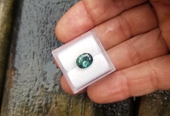Australian Oval Sapphire for Engagement Ring, Unique Oval Gemstone for Gold Jewelry September Birthstone