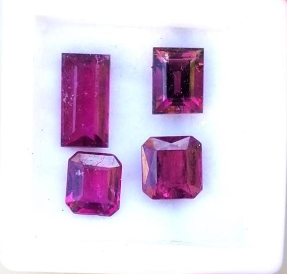 Rubellite Red Tourmaline  Parcel for Custom Jewelry Design