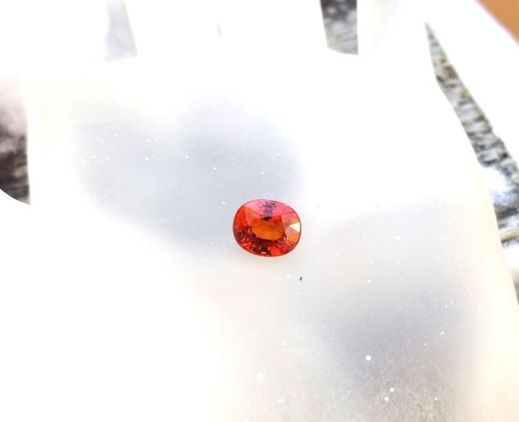 Orange Garnet for Custom Jewelry January Birthstone for Anniversary Gift, Fine Color Spessartite Garnet for Pendant, Free Shipping