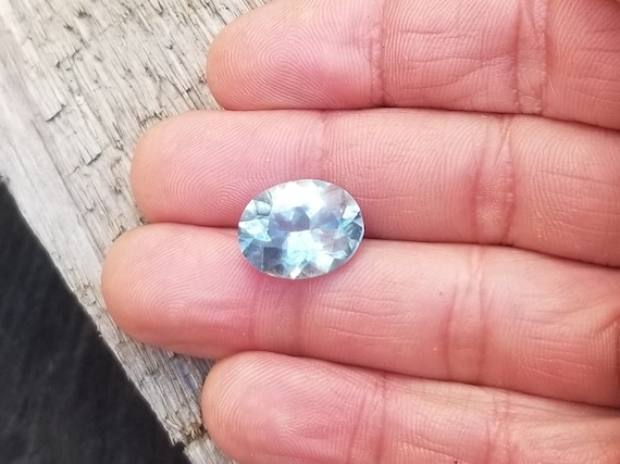 Sky Blue Aquamarine Gift for Her March Birthstone