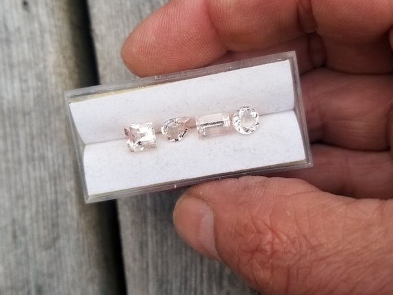 Morganite four Gemstone Parcel 3.50 Cts