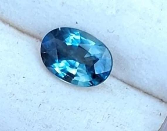 Ceylon Oval Blue Green Sapphire September Gemstone