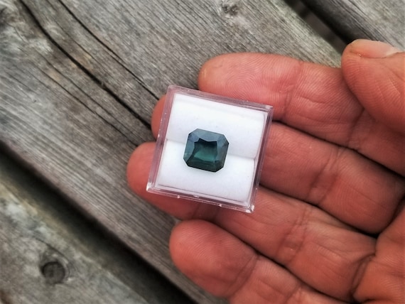 Large Ceylon Blue Green Sapphire 9.5x8.8 MM Square