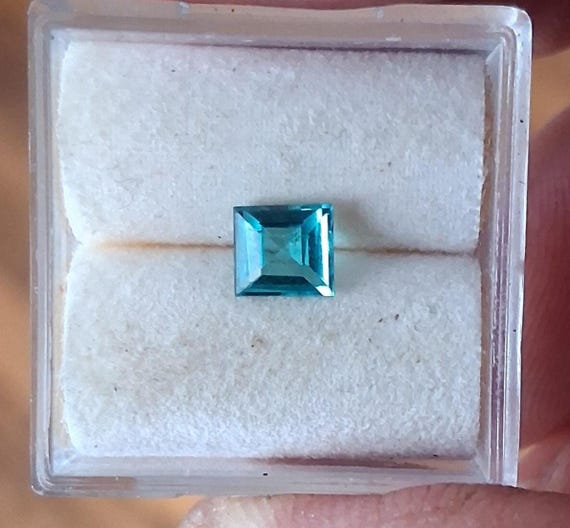 Colombian  Square Emerald May Birthstone for Jewelry Gift