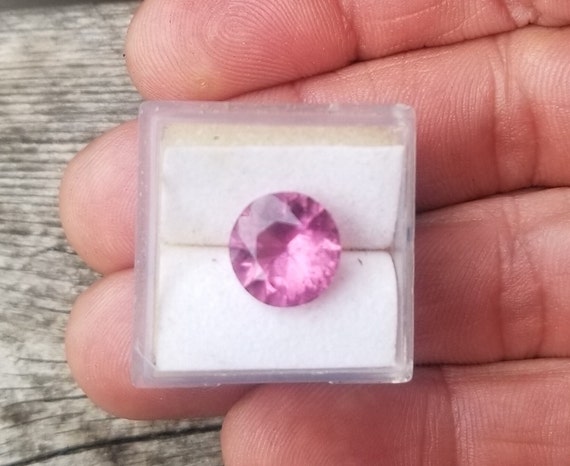 Pink Tourmaline 10mm Round Shape for Anniversary Gift, Free Shipping to North America