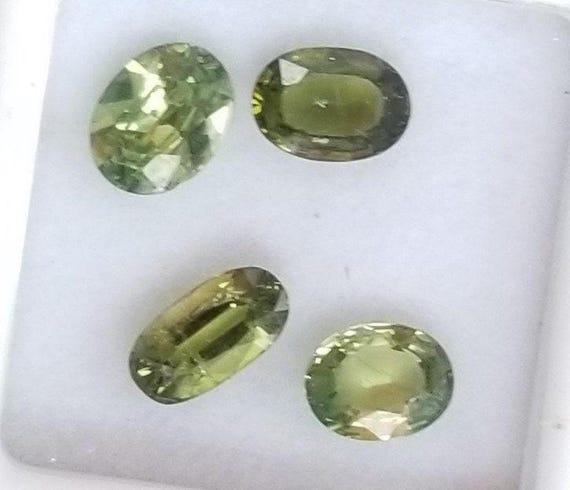 Ceylon Green Sapphire Parcel 3.66 Cts