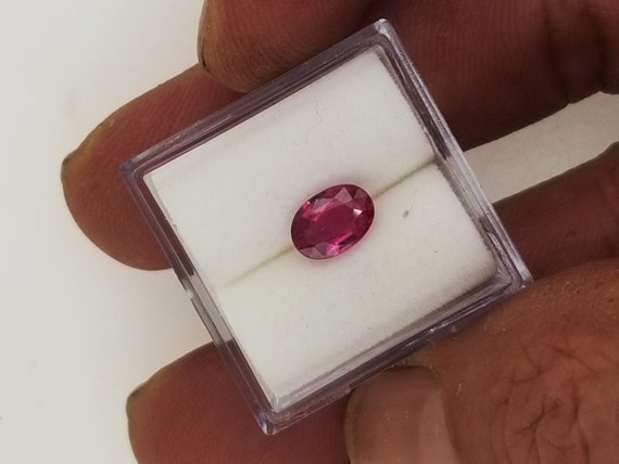 Ceylon Ruby 7.1x5 mm Oval July Gemstone