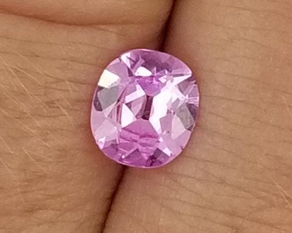 Cushion Pink Sapphire 1.29 cts for Custom Jewelry