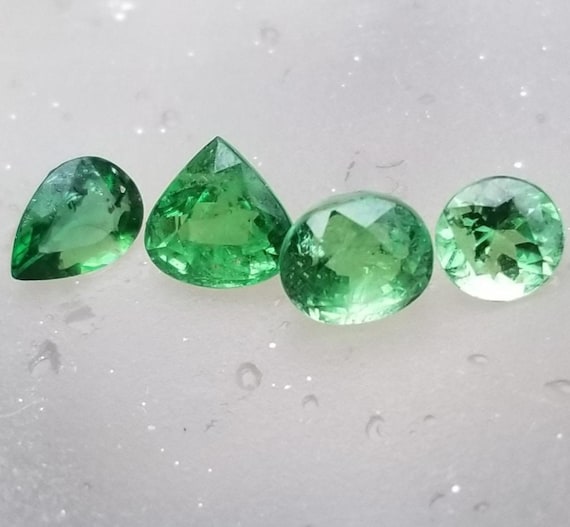 Natural Tsavorite Parcel January Birthstone for Jewelry Making