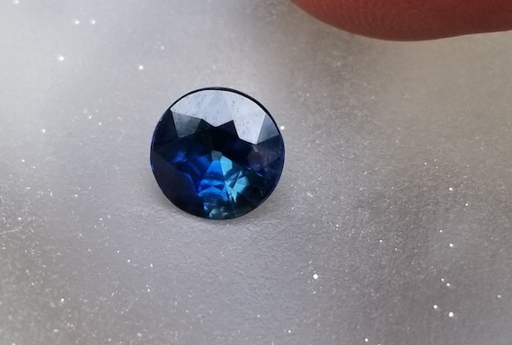 Indigo Dark Blue Sapphire for Anniversary Ring Gift, September Birthstone for Engagement Ring, Natural Large Blue Sapphire, Free Shipping
