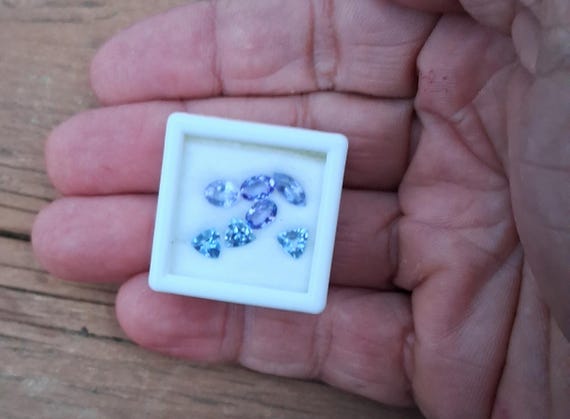 Tanzanite December Gemstone for Jewelry, Triangle, Oval, Marquise, Free Shipping to USA