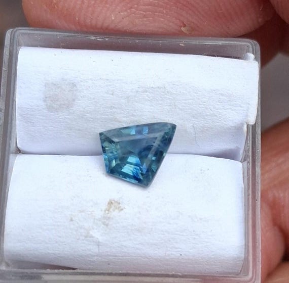Montana Blue Sapphire 1.09 Carats Fancy Cut September Gemstone