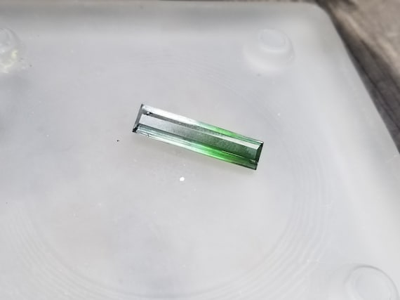 Unique Green Tourmaline 26x6.2 MM October Birthstone One of a Kind Gemstone