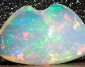 One of a Kind Gift for Her or Jewelry Opal Pendant Anniversary Wedding Gift Opal Cabochon 8.84cts Free Form Shape October Birthstone