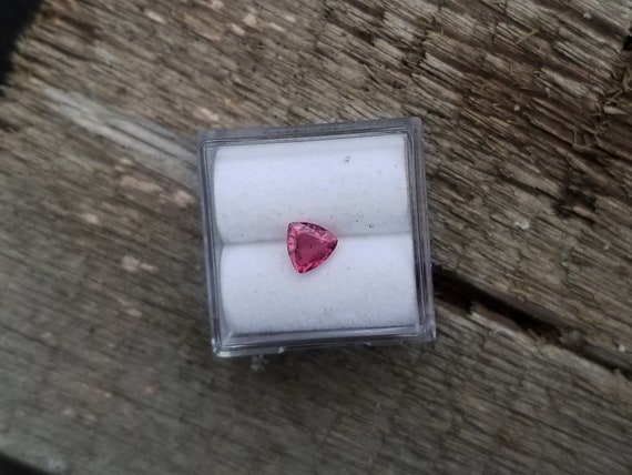 Unique Ruby 5.5 MM Trilliant Shape Gift for Her July Birthstone