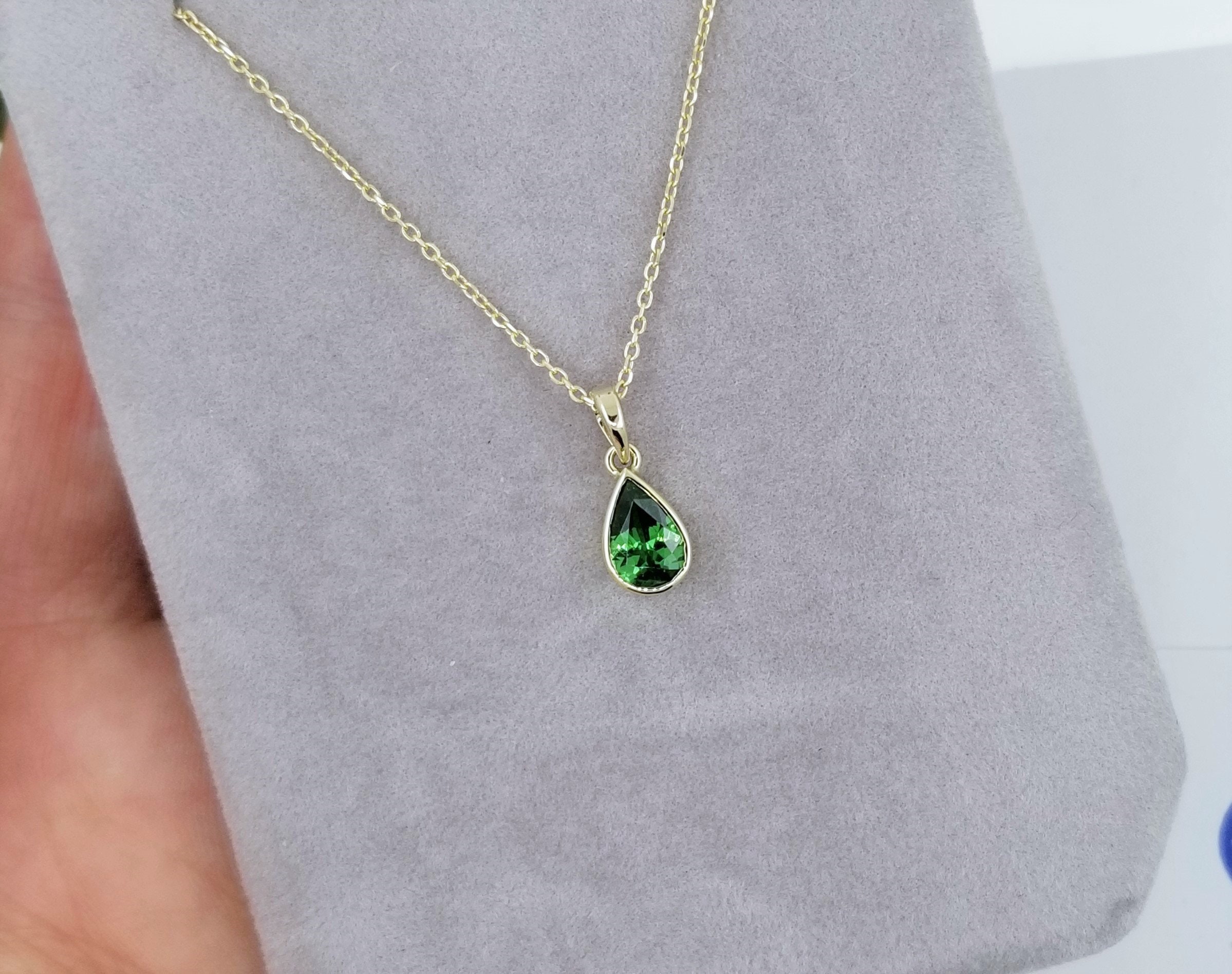 Tsavorite Garnet Necklace Flash Sales 