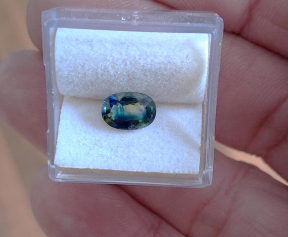 Multicolor Ceylon Oval  Sapphire for Custom Jewelry, September Birthstone