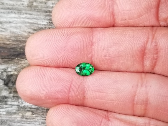 Natural Green Garnet January Gemstone Gift for Her Birthday