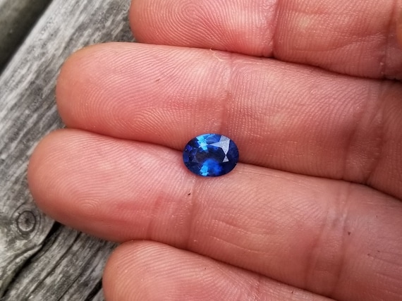 Ceylon Blue Sapphire for Engagement Ring, Ceylon Oval Natural Blue Sapphire, Free Shipping for USA